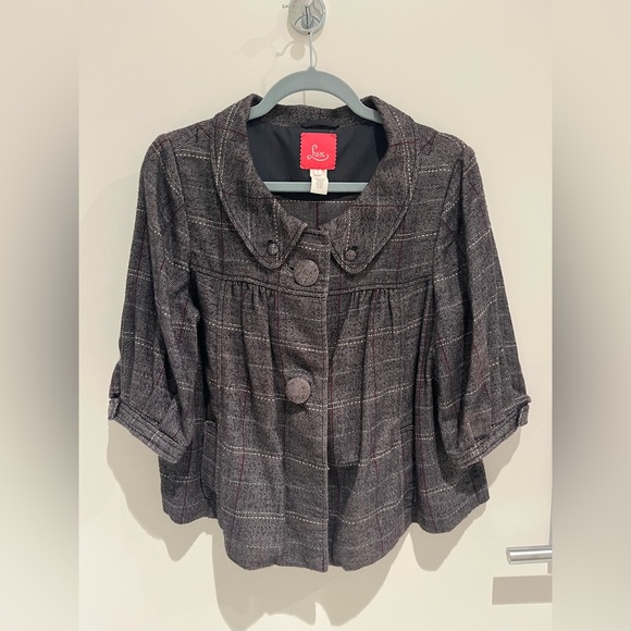 Anthropologie Lux Plaid Jacket - Picture 1 of 6